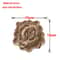 Carved Wood Rose Applique European Floral Trim For Cabinet Door Wall Decor 18