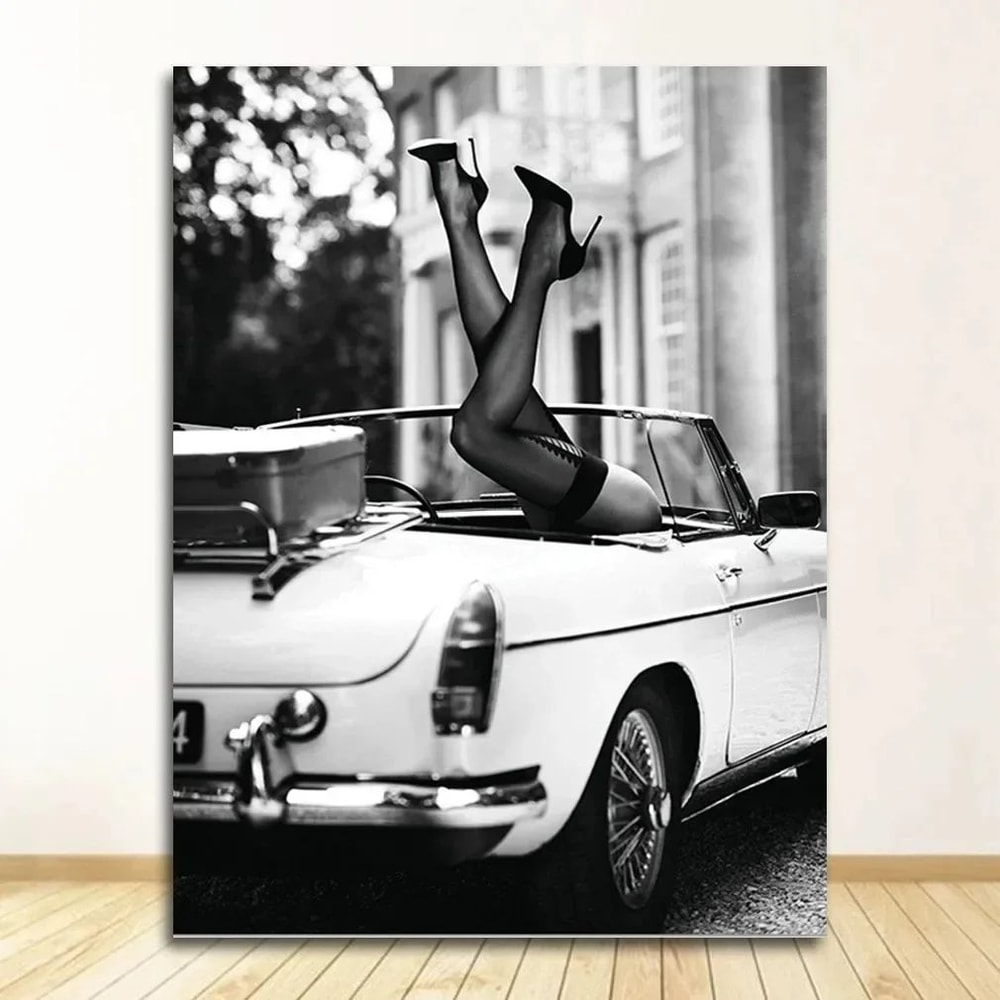 Vintage Perfume Lady Canvas Wall Art Print Fashion Home Decor Poster For Bedroom Living Room 9