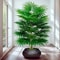 315Inch Artificial Fan Palm Tree Large Fake Tropical Plant For Indoor Outdoor Home Decor 5