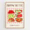 Funny Kitchen Quote Canvas Wall Art Retro Coffee Food Illustration Poster For Home Decor 6