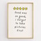 Funny Kitchen Quote Canvas Wall Art Retro Coffee Food Illustration Poster For Home Decor 19