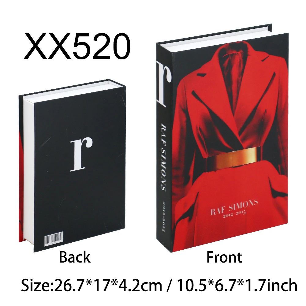 Modern Decorative Fake Book Box Set Luxury Coffee Table Bookshelf Display Decor 6