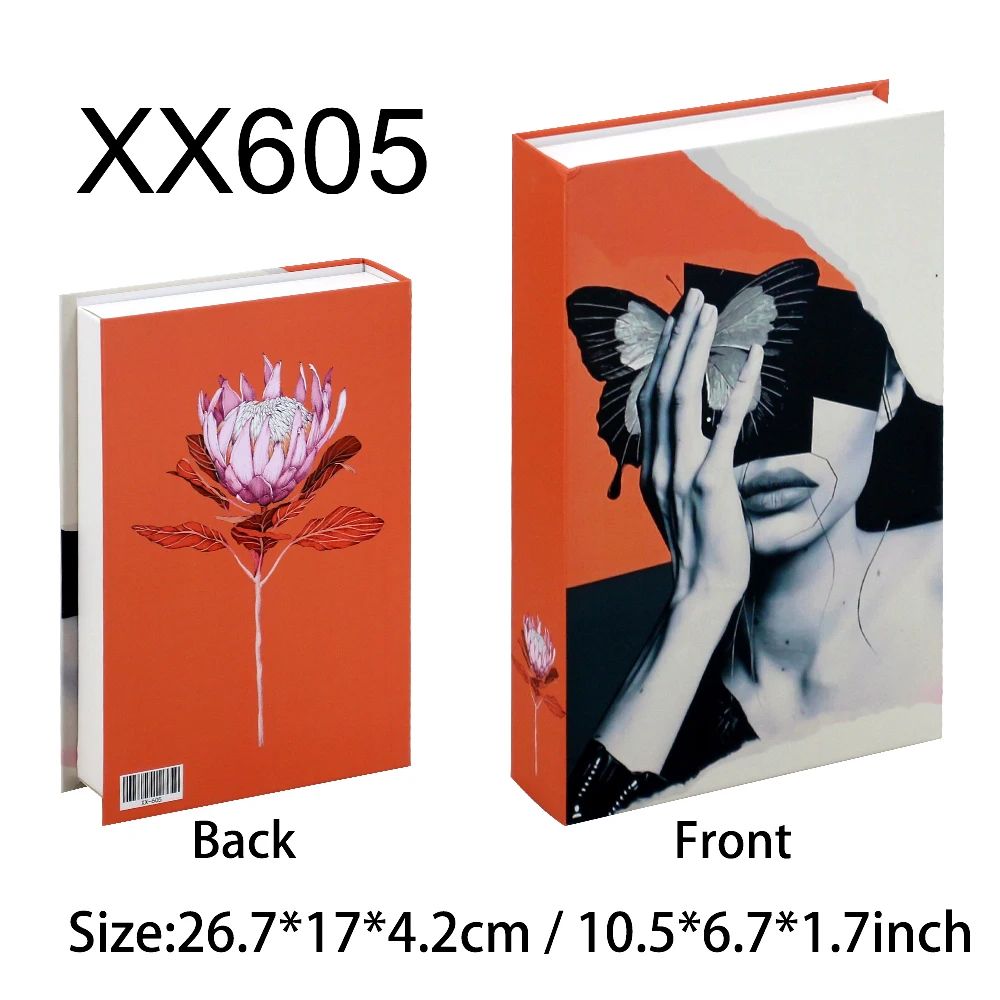 Modern Decorative Fake Book Box Set Luxury Coffee Table Bookshelf Display Decor 12