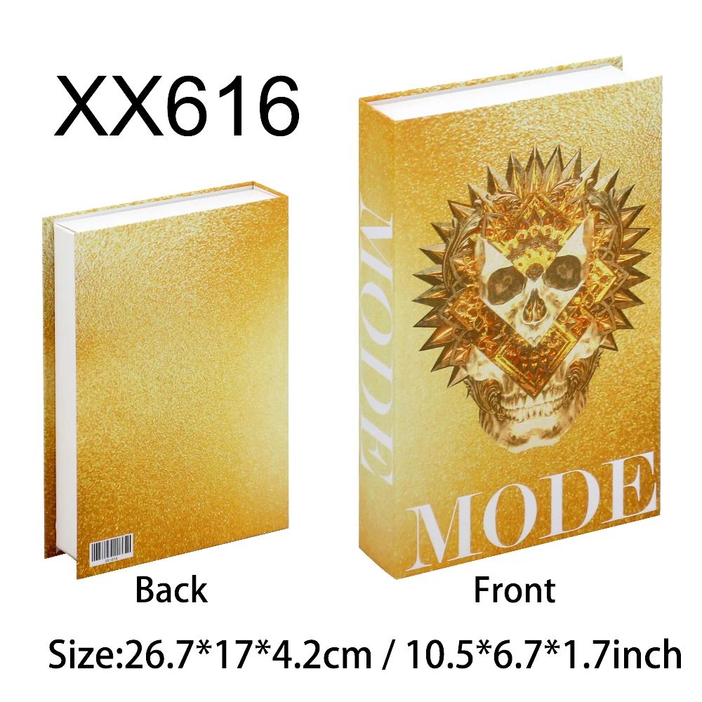 Modern Decorative Fake Book Box Set Luxury Coffee Table Bookshelf Display Decor 22