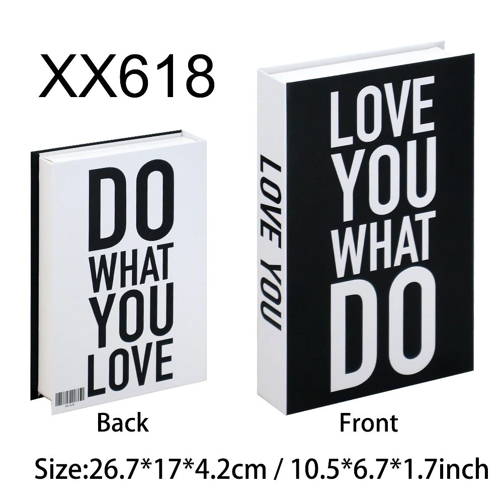 Modern Decorative Fake Book Box Set Luxury Coffee Table Bookshelf Display Decor 24