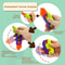 3D Printed Carrot Butterfly Fidget Knife Toy Funny Gravity Folding Stress Relief Gadget 3