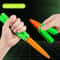 3D Printed Carrot Butterfly Fidget Knife Toy Funny Gravity Folding Stress Relief Gadget 2