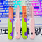 3D Printed Carrot Butterfly Fidget Knife Toy Funny Gravity Folding Stress Relief Gadget 5