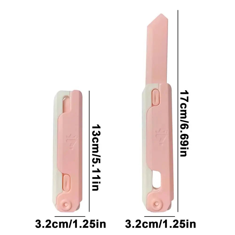 3D Printed Carrot Butterfly Fidget Knife Toy Funny Gravity Folding Stress Relief Gadget 12