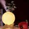 DIY Planet Moon Night Light 8cm Galaxy Painting Lamp With Wooden Stand 3