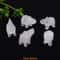 Mini Elephant Crystal Figurine Natural Healing Stone Animal Statue For Home Decor 14