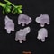 Mini Elephant Crystal Figurine Natural Healing Stone Animal Statue For Home Decor 16