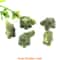 Mini Elephant Crystal Figurine Natural Healing Stone Animal Statue For Home Decor 19