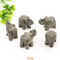 Mini Elephant Crystal Figurine Natural Healing Stone Animal Statue For Home Decor 27