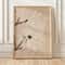 Retro Beige Floral Canvas Wall Art Minimalist Botanical Line Print For Modern Home Decor 6