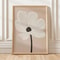 Retro Beige Floral Canvas Wall Art Minimalist Botanical Line Print For Modern Home Decor 7