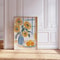 Retro Beige Floral Canvas Wall Art Minimalist Botanical Line Print For Modern Home Decor 14