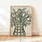 Retro Beige Floral Canvas Wall Art Minimalist Botanical Line Print For Modern Home Decor 20