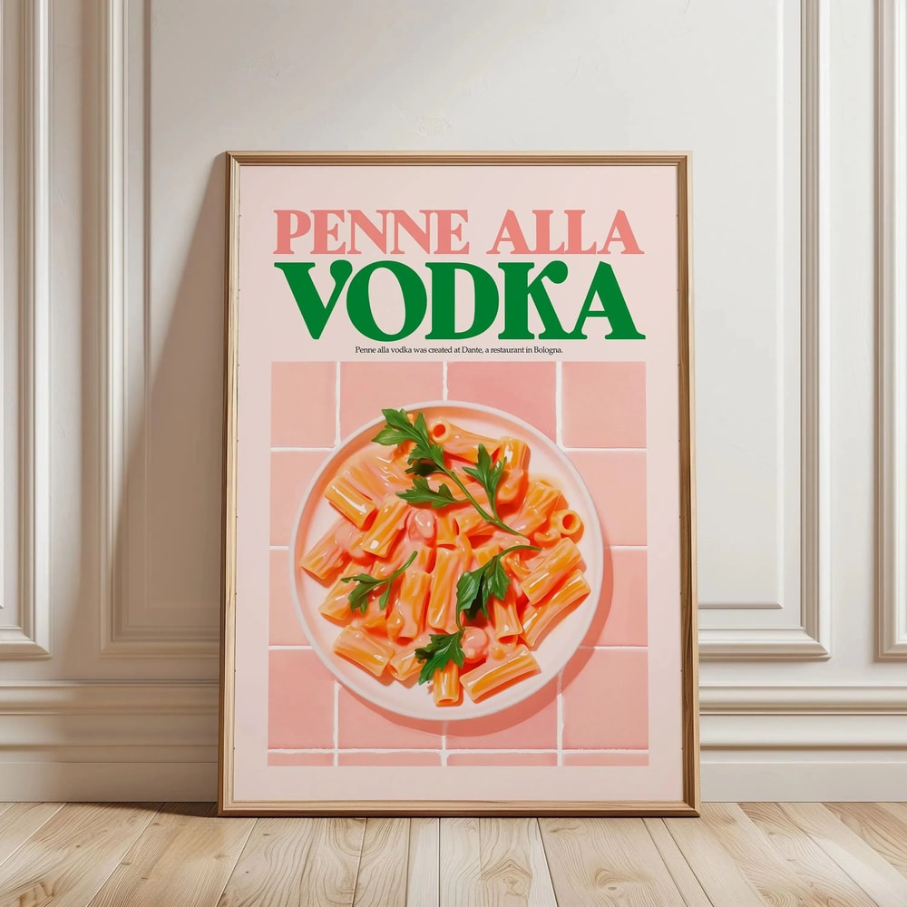 Aperol Spritz Cocktail Canvas Wall Art Italian Pizza Wine Negroni Kitchen Poster 3