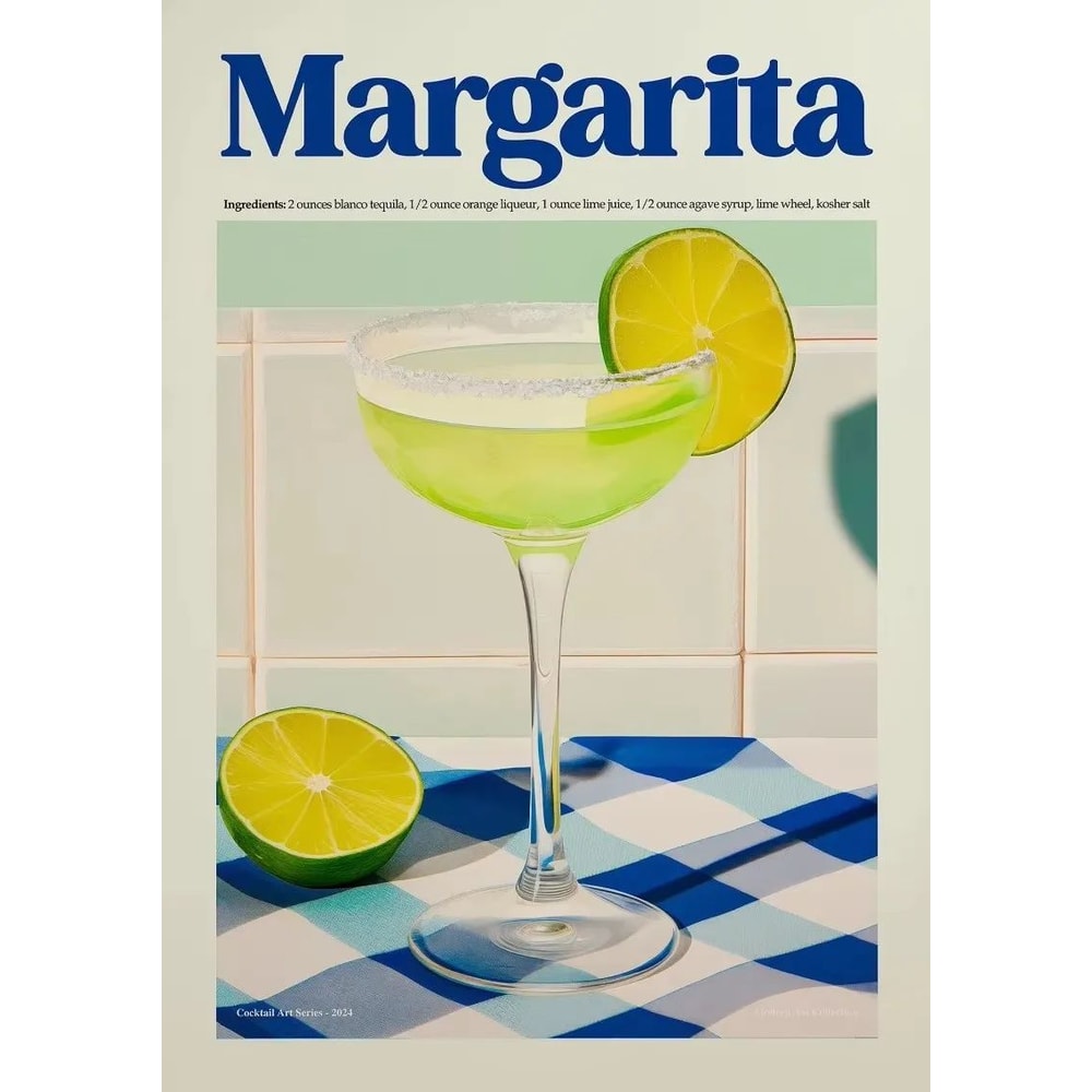Aperol Spritz Cocktail Canvas Wall Art Italian Pizza Wine Negroni Kitchen Poster 5