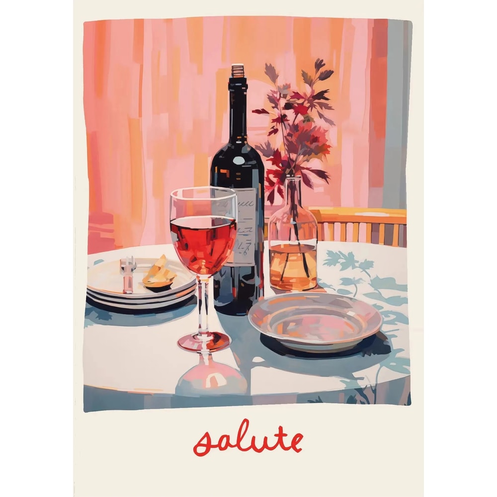 Aperol Spritz Cocktail Canvas Wall Art Italian Pizza Wine Negroni Kitchen Poster 10