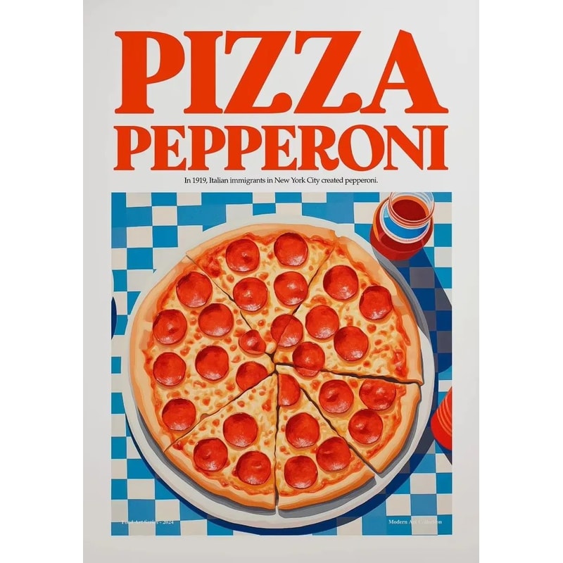 Aperol Spritz Cocktail Canvas Wall Art Italian Pizza Wine Negroni Kitchen Poster 18