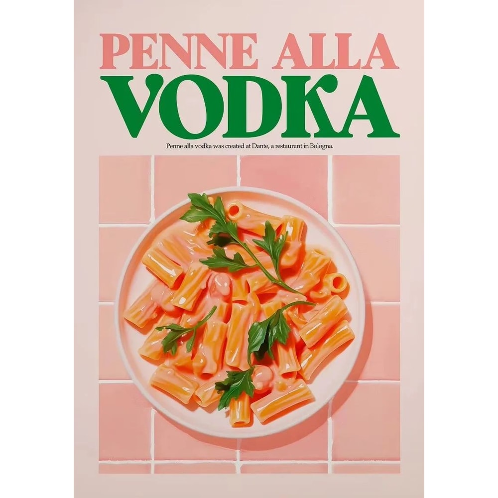 Aperol Spritz Cocktail Canvas Wall Art Italian Pizza Wine Negroni Kitchen Poster 28