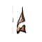 Abstract Wooden Curved Sculpture Decor Modern Irregular Desktop Bookshelf Ornament 7