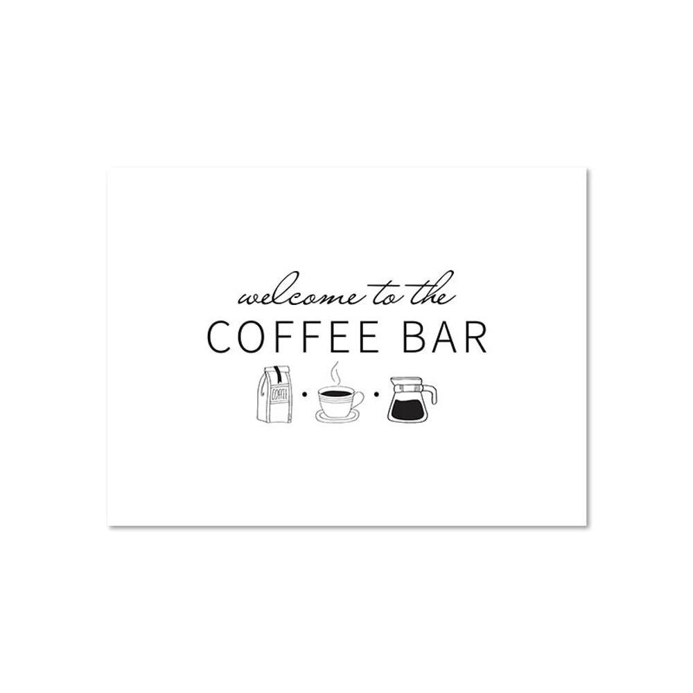 Coffee Guide Canvas Wall Art Modern Cafe Menu Poster For Kitchen Coffee Bar Decor 7