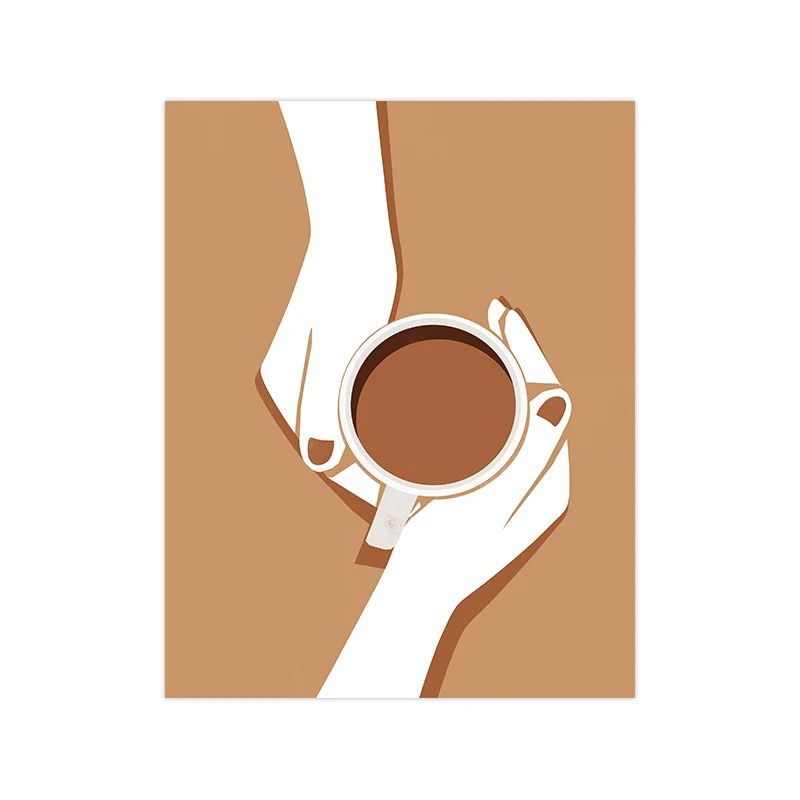 Coffee Guide Canvas Wall Art Modern Cafe Menu Poster For Kitchen Coffee Bar Decor 15