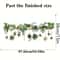 Floral Shelf Wall Stickers Decorative Potted Plant Decals For Living Room Bedroom 3