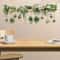 Floral Shelf Wall Stickers Decorative Potted Plant Decals For Living Room Bedroom 5