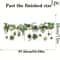 Floral Shelf Wall Stickers Decorative Potted Plant Decals For Living Room Bedroom 6