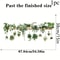 Floral Shelf Wall Stickers Decorative Potted Plant Decals For Living Room Bedroom 6