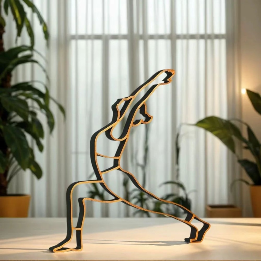 Modern Minimalist Yoga Sculpture Zen Meditation Figure Ornament For Home Decor 0