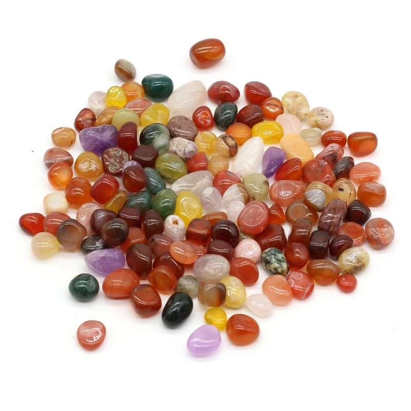 Natural Rain Flower Stone Pebbles Colorful Crystal Gravel For Fish Tanks Home Decor 1
