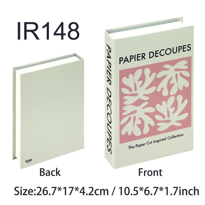 Luxury Decorative Fake Book Set Aesthetic Coffee Table TV Rack Home Decor 28