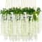Artificial Violet Vine Flowers Hanging Fake Floral Garland For Wedding Home Decor 1