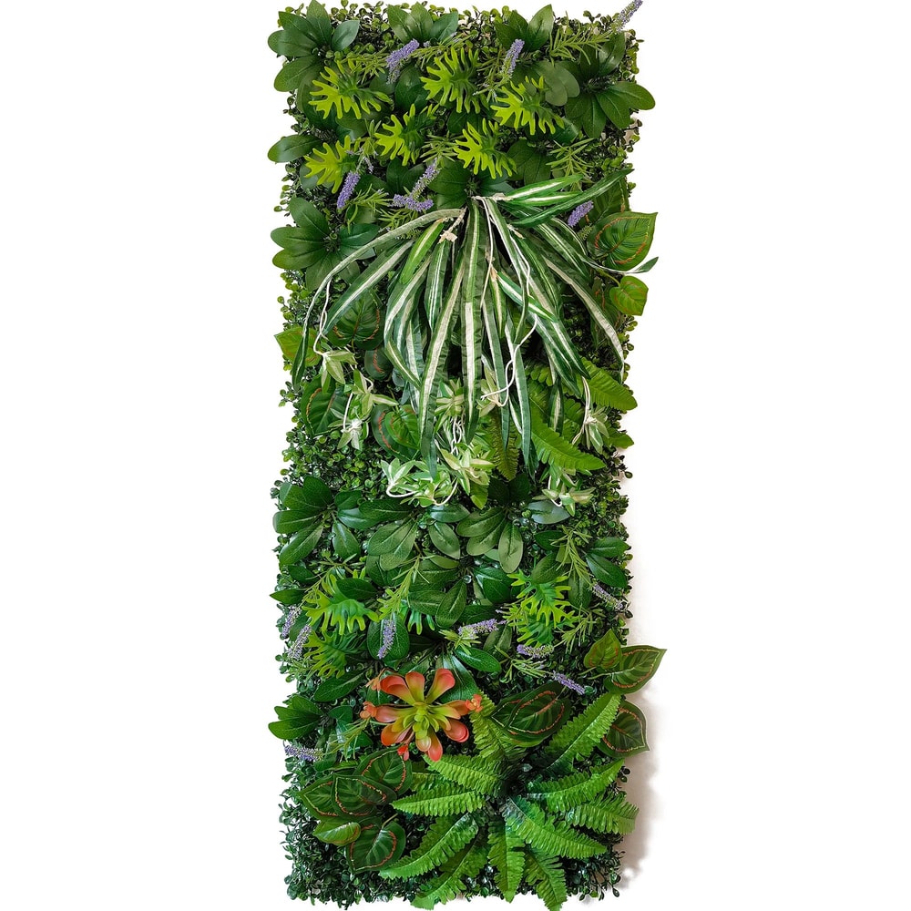 Artificial Subtropical Plant Wall Panel Green Grass Fence Backdrop For Wedding Home Decor 17