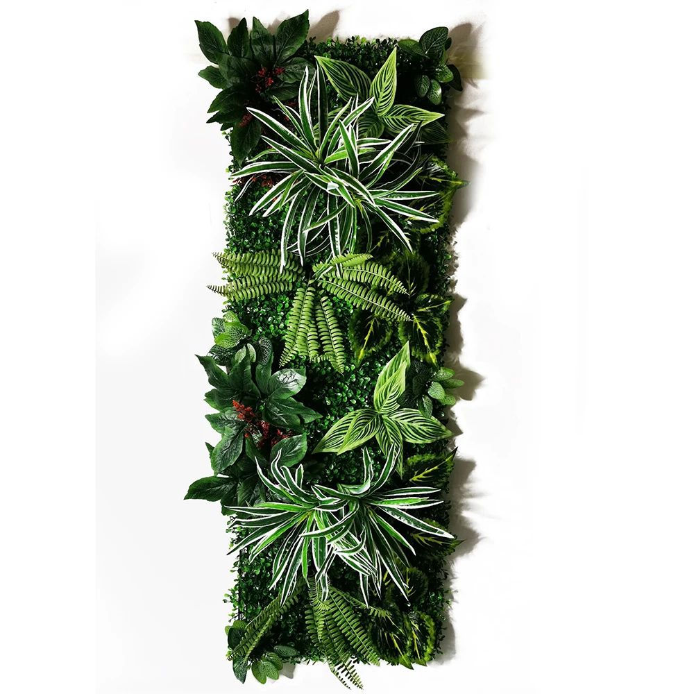 Artificial Boxwood Hedge Wall Panel Decorative Grass Backdrop For Home Garden Decor 7