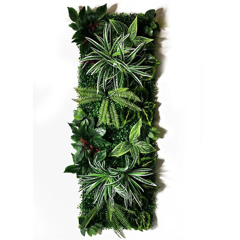 Artificial Boxwood Hedge Wall Panel Decorative Grass Backdrop For Home Garden Decor 7