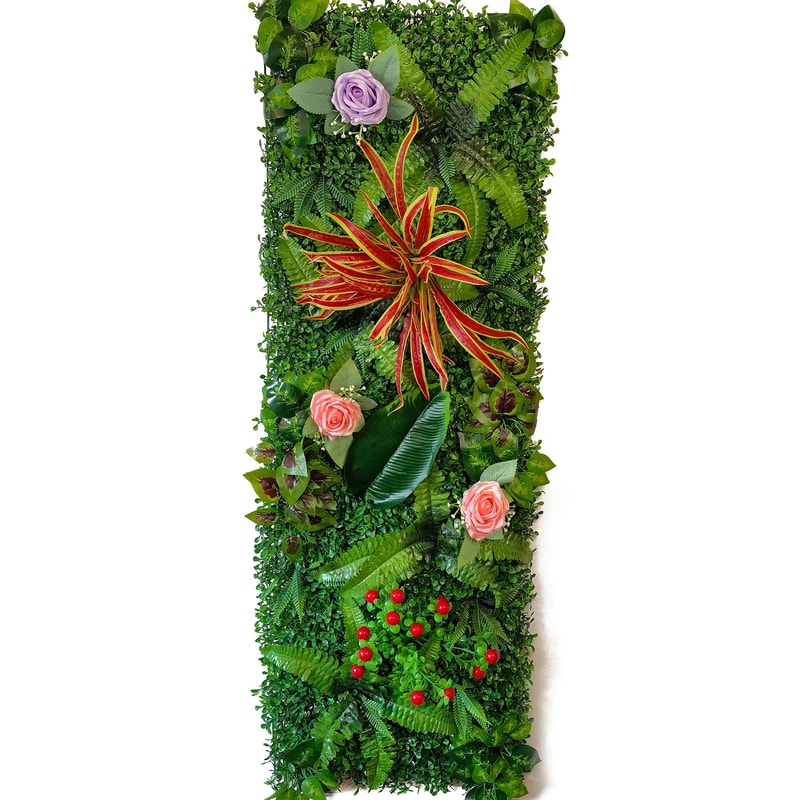 Artificial Boxwood Hedge Wall Panel Decorative Grass Backdrop For Home Garden Decor 10