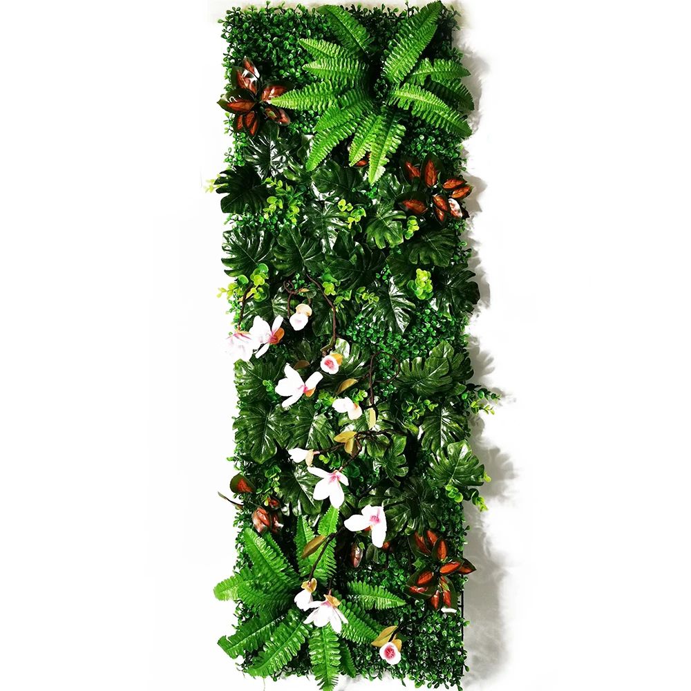Artificial Boxwood Hedge Wall Panel Decorative Grass Backdrop For Home Garden Decor 22