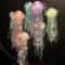 DIY Jellyfish Night Light Portable Ocean LED Hanging Lamp For Bedroom Party Decor 2