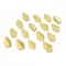 100pcs Golden Silk Leaf Decorations Artificial Christmas Wedding Craft Leaves 2