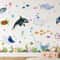 Ocean Animals Wall Stickers Undersea Nursery Wall Decals For Kids Room Decor 2