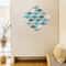 Wooden Fish Wall Decor Set Coastal Beach Hanging Sculpture Ornaments 1