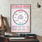 Social Worker Control Circle Canvas Poster Mental Health Professional Wall Art Print 0