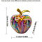 Abstract Floral Apple Resin Statue Colorful Artistic Home Office Decoration 6