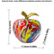Abstract Floral Apple Resin Statue Colorful Artistic Home Office Decoration 8